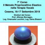7°Corso Il Metodo Propriocettivo Elastico nella Terapia Vocale 