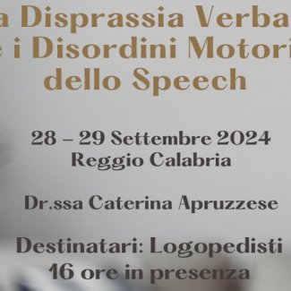 LA DISPRASSIA VERBALE E I DISORDINI MOTORI DELLO SPEECH - Valutazione e trattamento